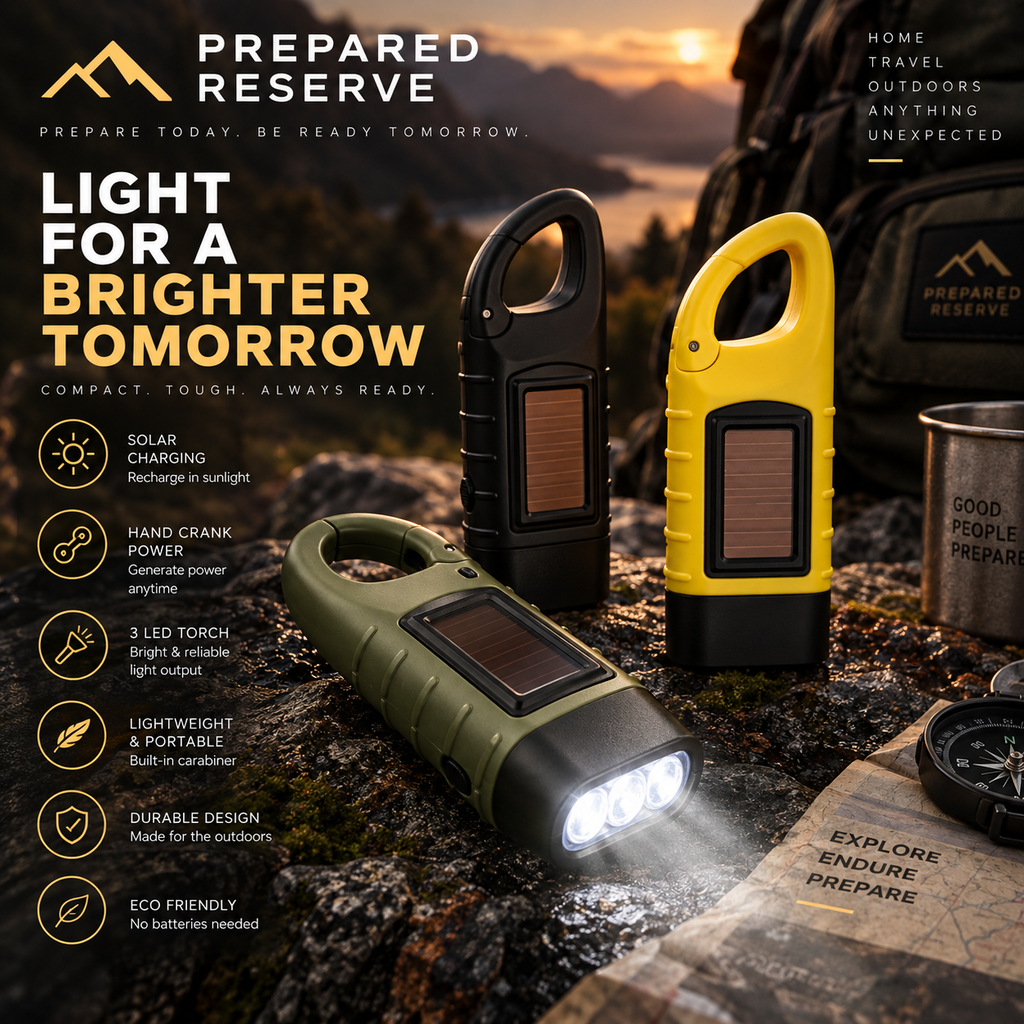 PR- Solar Hand Crank Torch