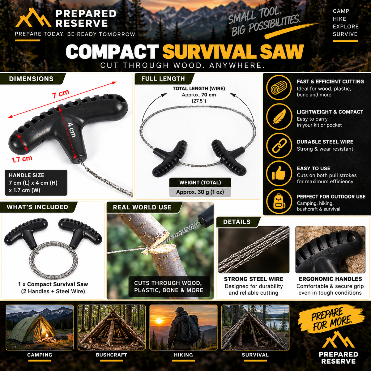 PR - Compact Survival Wire Saw